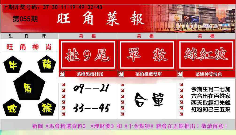 055期旺角菜报[图]