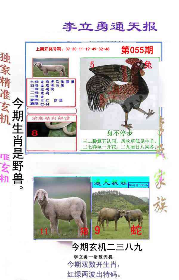 055期李立勇通天报[图]