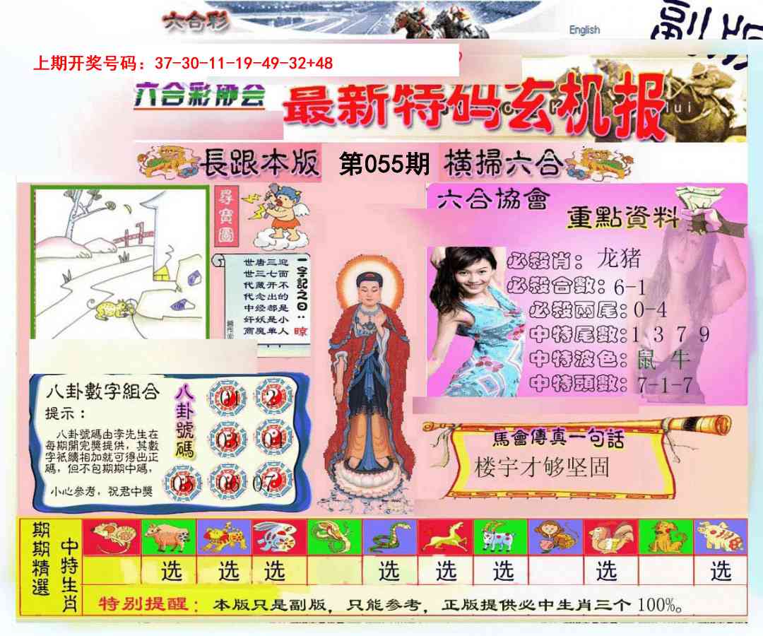 055期九龍内幕玄机报[图]