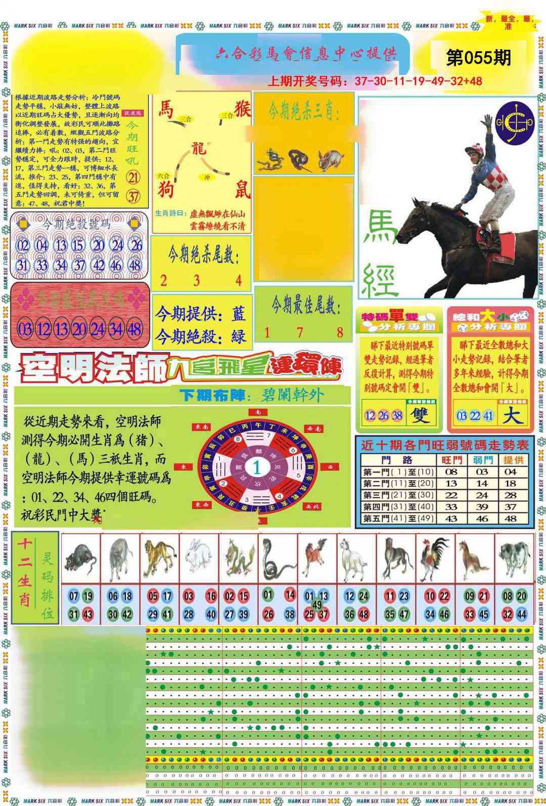 055期九龍马经A(推荐)[图]