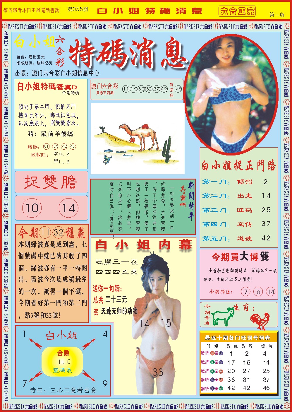 055期白小姐特码消息A[图]