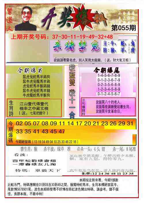 055期开奖爆料(新图推荐)[图]