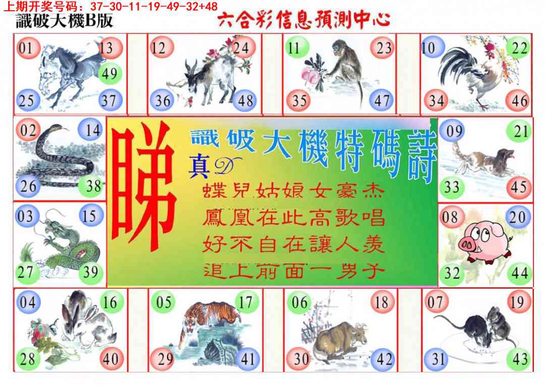 055期识破天机B版[图]