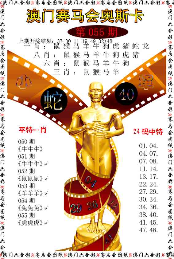 055期新奥斯卡[图]