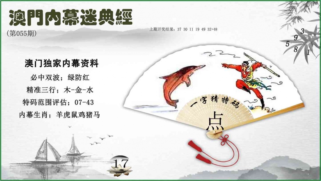 055期内幕秘典经[图]