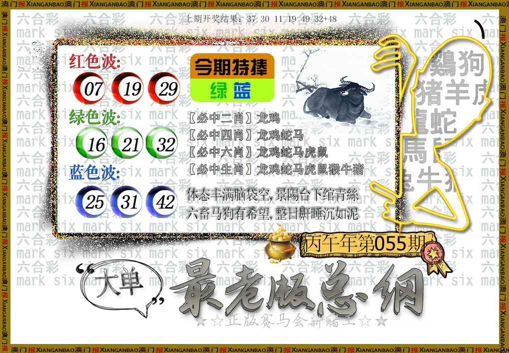 055期最老版总纲[图]