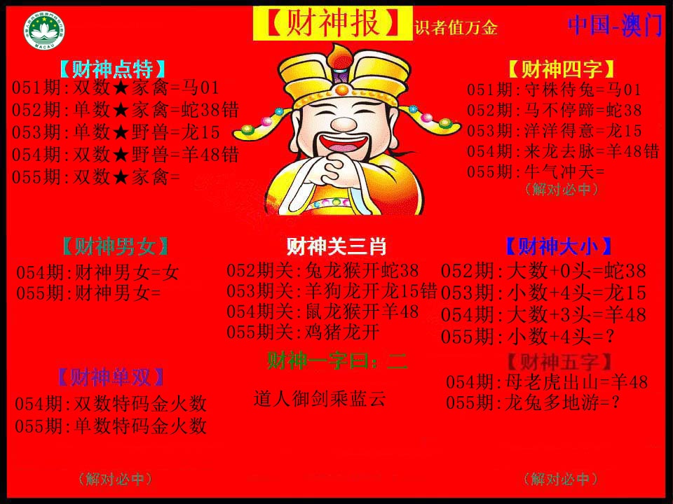 055期红财神[图]
