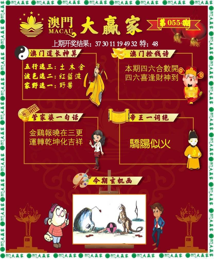 055期大赢家[图]