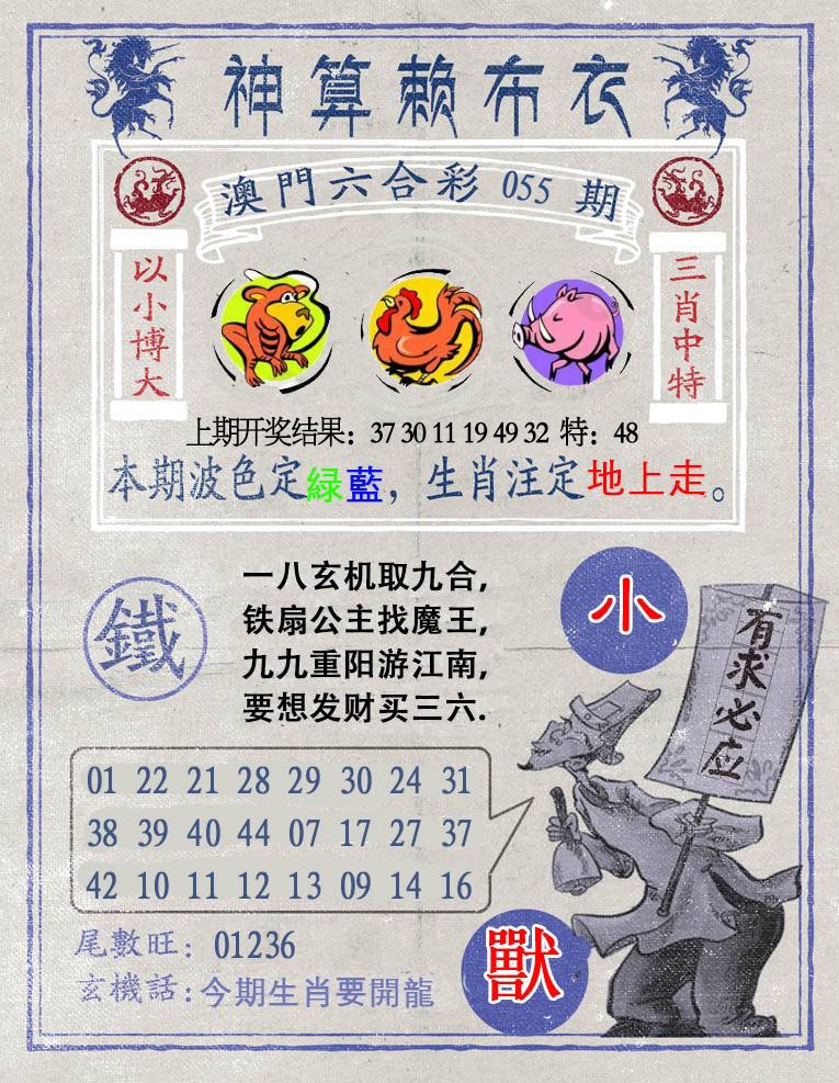 055期神算赖布衣[图]