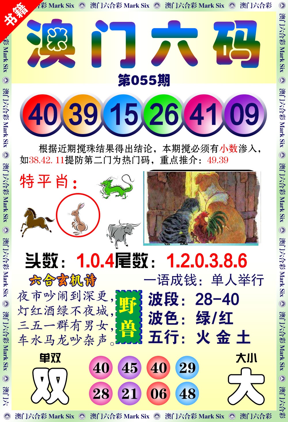 055期澳门望子成龙[图]