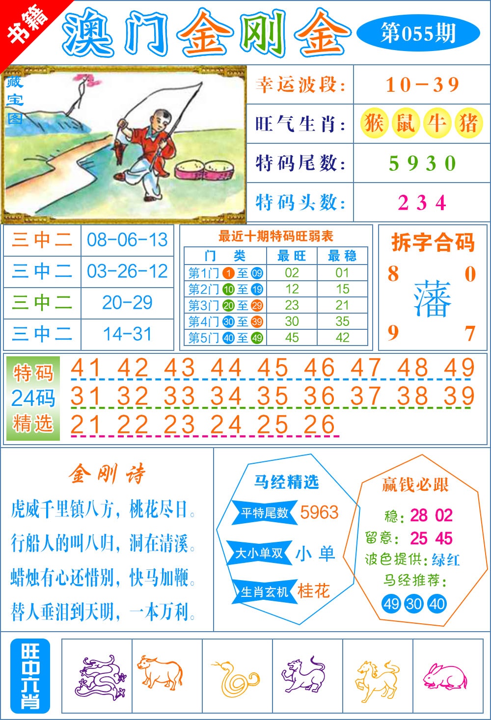 055期澳门金刚金[图]