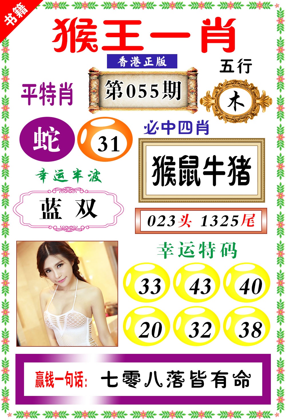 055期澳门猴王猴[图]