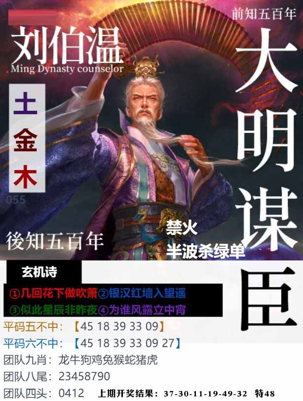 055期大明谋臣[图]