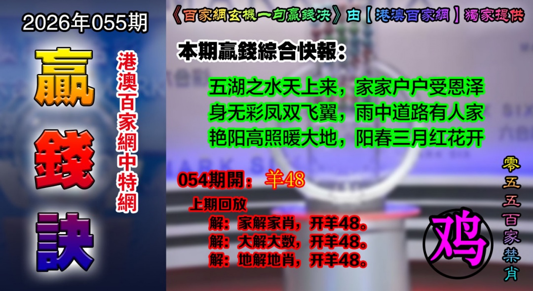 055期百家赢钱决[图]